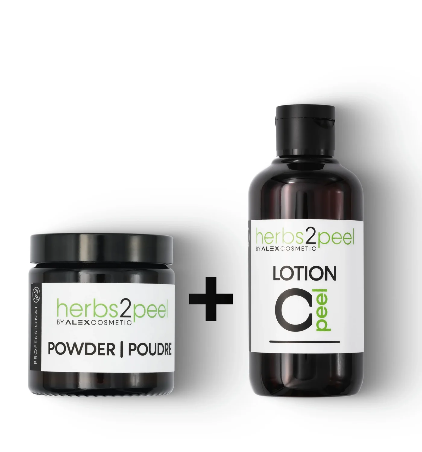 Herbs2Peel Powder och Lotion för professionell C-Peel