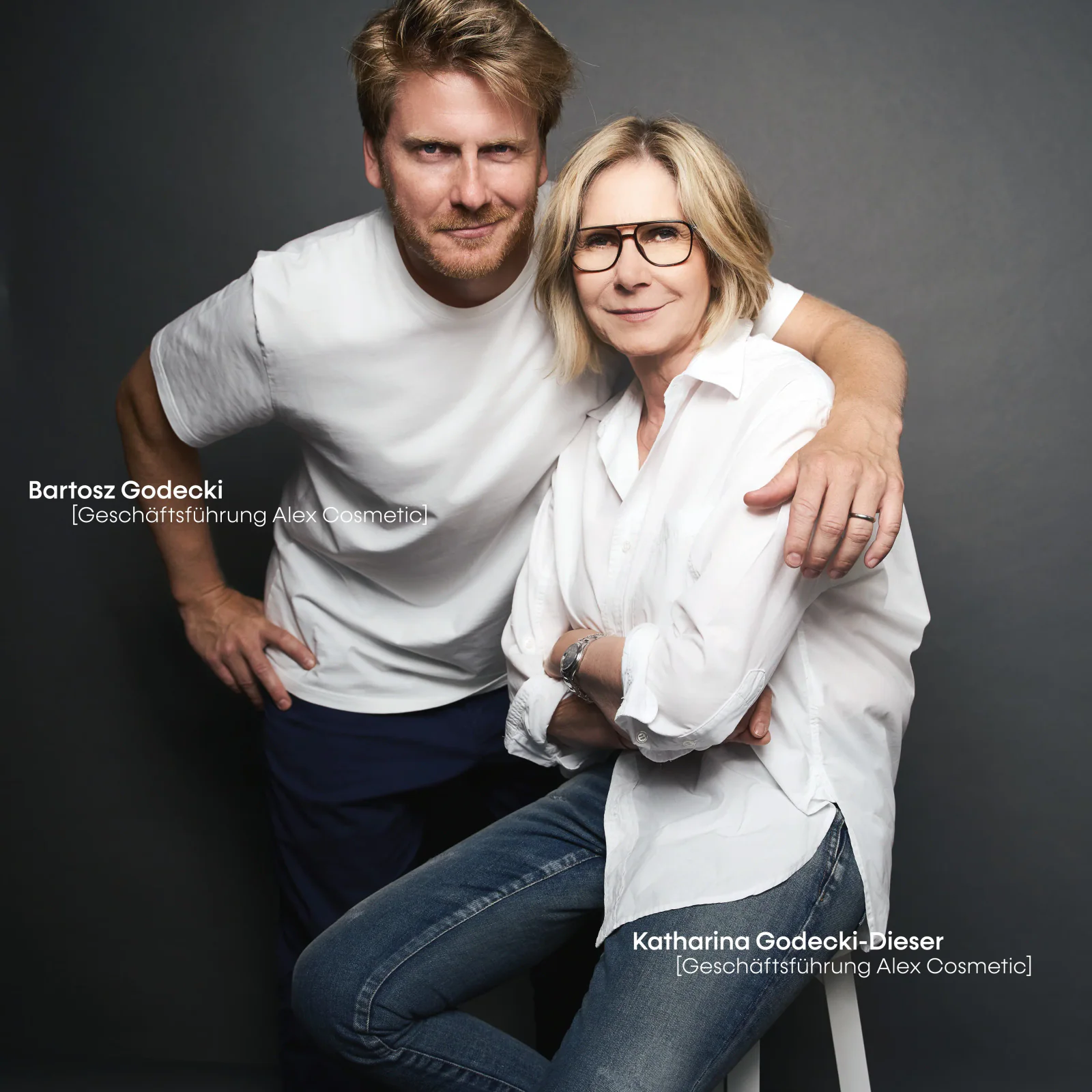 Bartosz Godecki och Katharina Godecki-Dieser från Alex Cosmetic